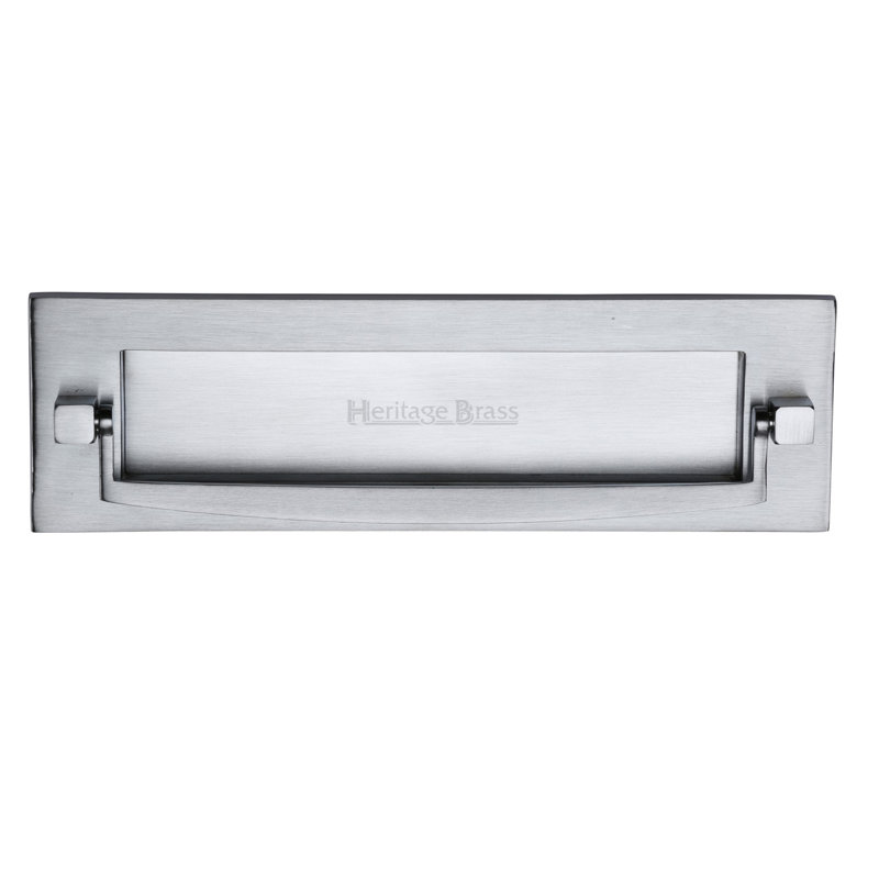 Heritage Brass Heritage Postal Knocker, Satin Chrome