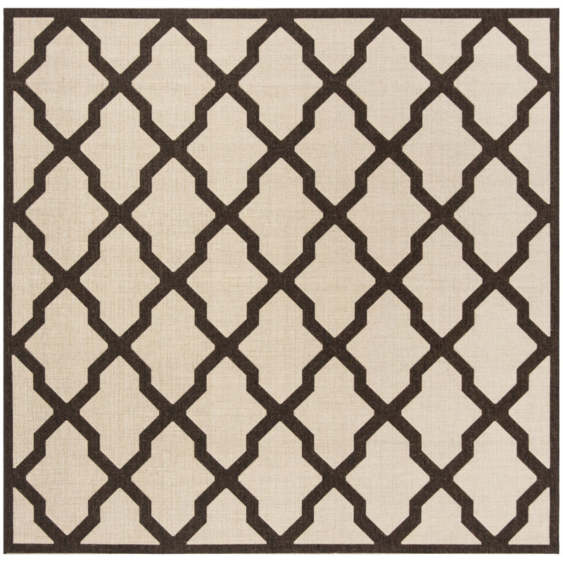 Ferrill 100 Performance Geometric Rug, Square 6'7"