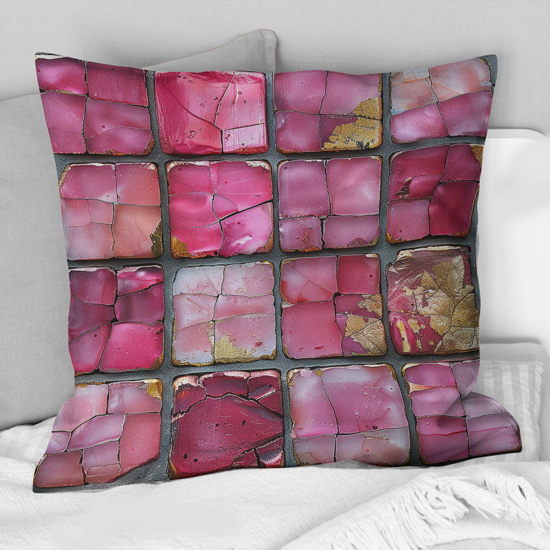 Coussin Glam Mid-Century, H 18 po x l 18 po