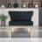 Vardell Fabric 48'' Reception Loveseat-1880453353