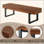Banc en bois de 59 po pour la chambre à coucher à l'extrémité du lit, bancs de table de cuisine d'intérieur de ferme, banc à chaussures moderne polyvalent pour le vestibule-354674602