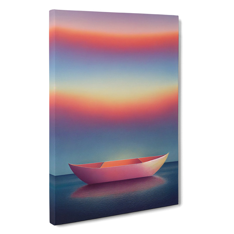 XC1022-1861X Dreamy Boat - Wrapped Canvas Print, 60cm H x 40cm W x 3cm D