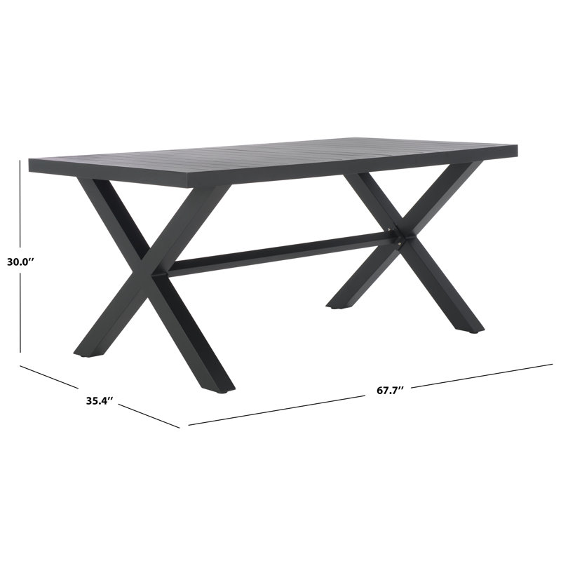 Core Dining Table, Dark Gray