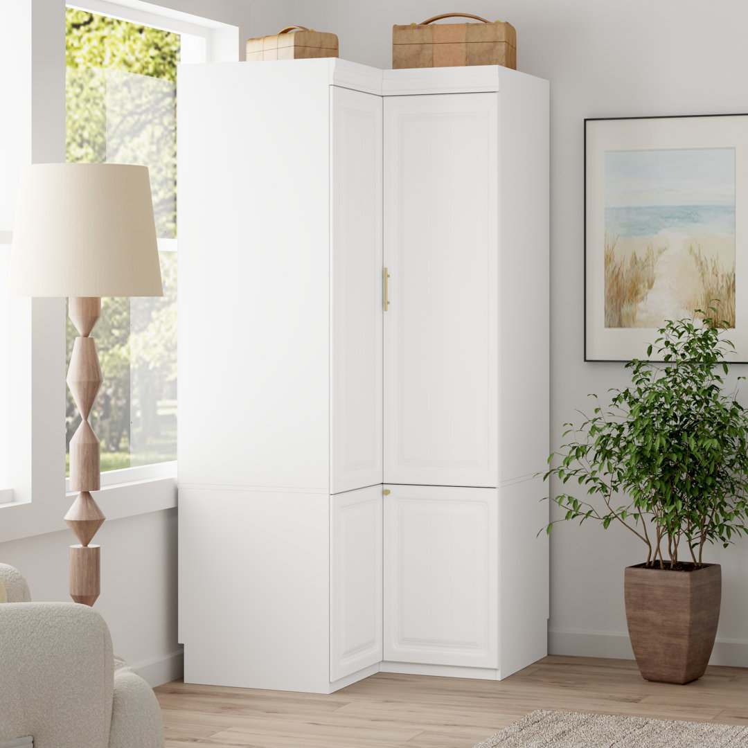 L-Shaped Corner Wardrobe For Your Bedroom Latitude Run®