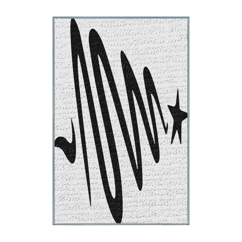 Tapis de noël zone noire, Rectangle 3 pi x 5 pi