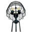 LAMPE DE TABLE CAGE INDUSTRIELLE H 26 po NOIRE-530801851
