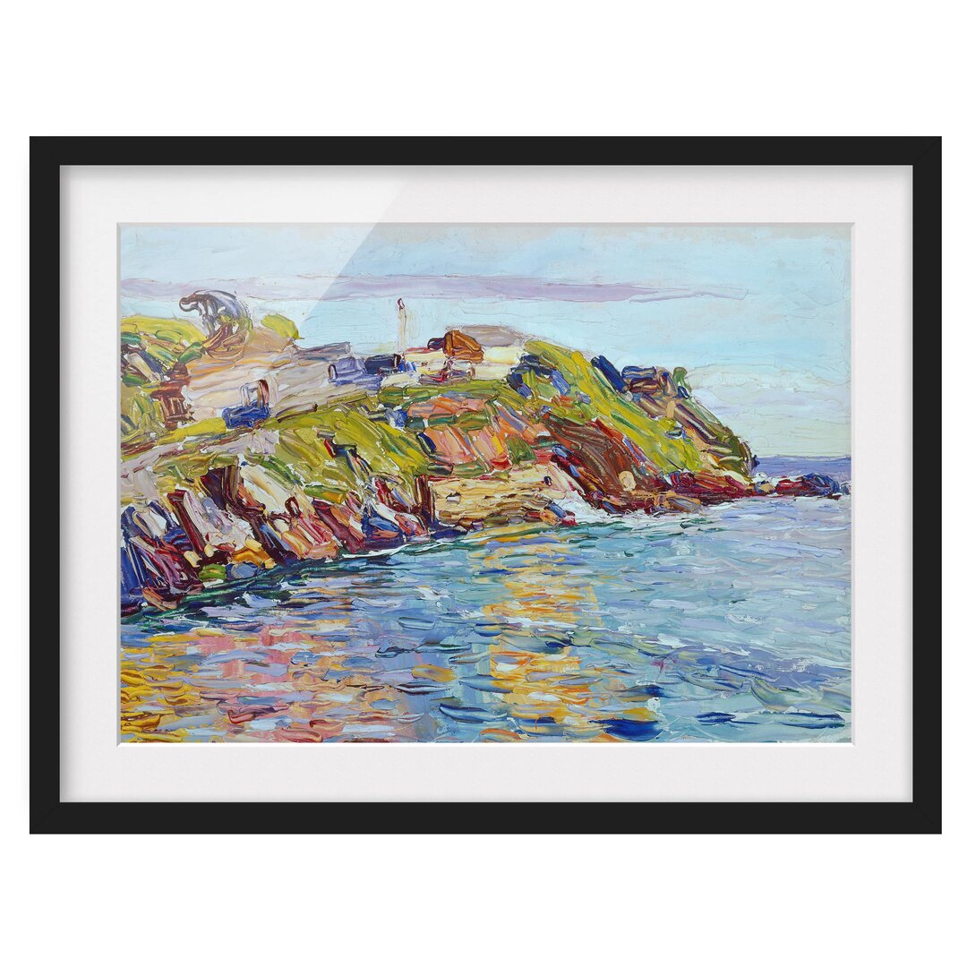 Gerahmter Kunstdruck Rapallo - The Bay von Wassily Kandinsky