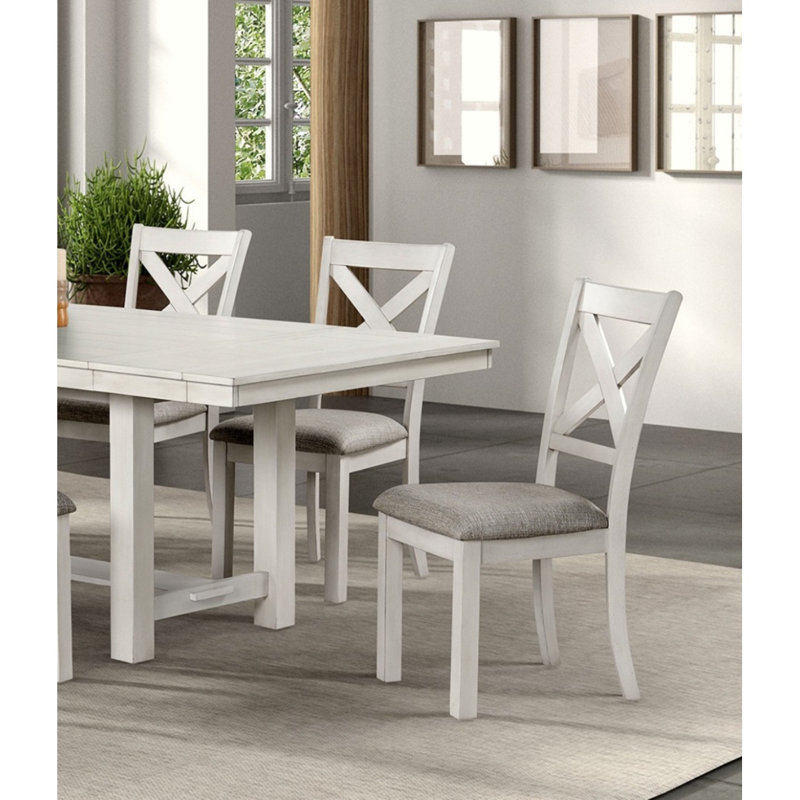 Chaise à coussins à dossier croisé 2 pièces Modern Modern
