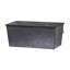 Ensemble de 2 jardinières en métal rustique Zale avec supports, L: 20 x 12 x 19,5 po x L 16,5 x 9,5 x 14,5 po