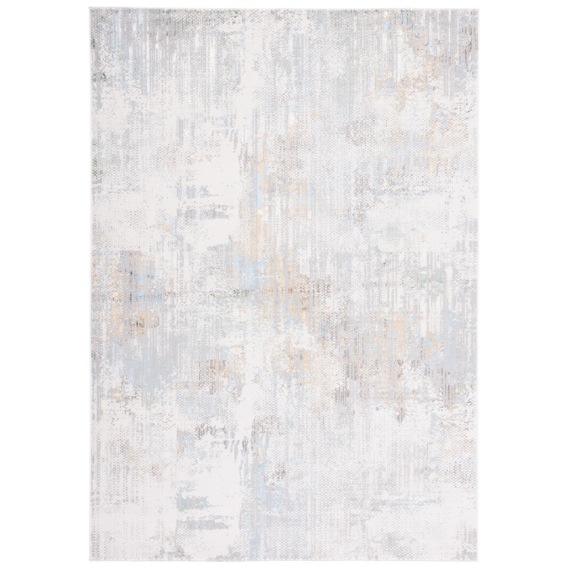 Tapis abstrait Cesara Air Performance, Rectangle 4 pi 5 po x 6 pi 5 po