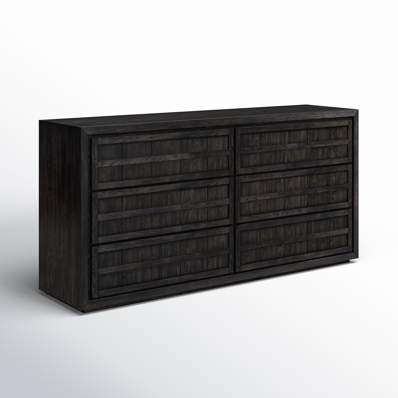 Scotty 6 - Drawer Double Dresser, Charcoal