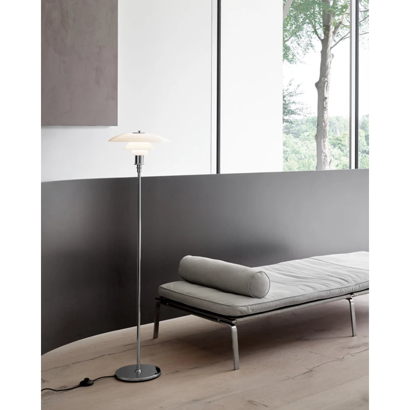 PH Floor Lamp, High Lustre Chrome Plated