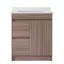 Base de meuble-lavabo 30 po sans plateau, couleur grise