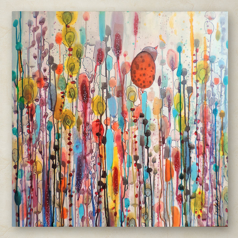 Breagh «Je suis La? Impression sur toile tendue, impression, H 14 po x l 14 po