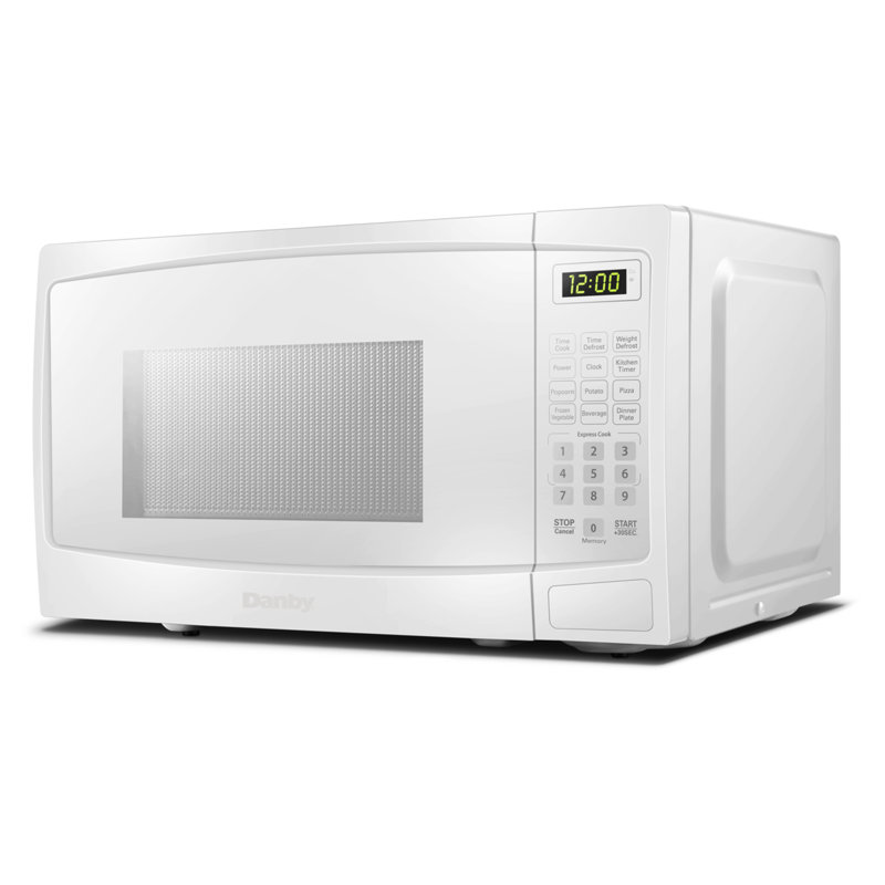 Micro-onde de comptoir 20 po 1,1 pi³ 1000 watts Danby Designer, Blanc