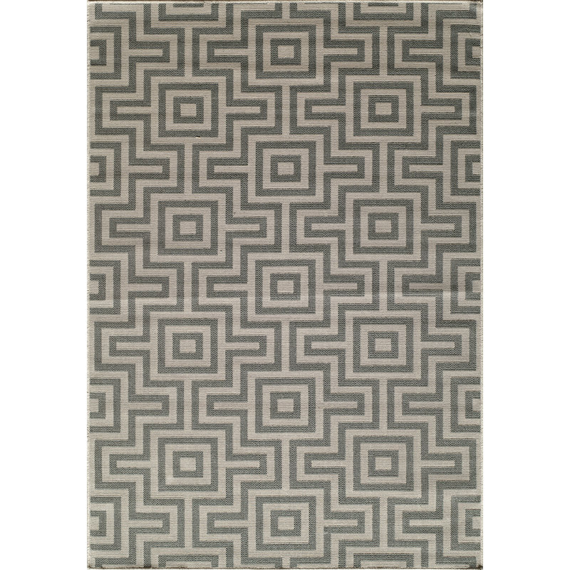 Tapis intérieur / extérieur Turnbow, Rectangle 5 pi 3 po x 7 pi 6 po