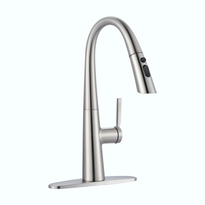 3 Spray Patterns Single Handle Pull Down Sprayer Kitchen Faucet