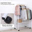 80.5Cm Rolling Clothes Rack
