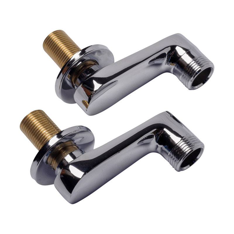 Wall Mount Swing Arm Coupler Adjustable Tub Faucet Parts Renovators Supply
