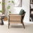 Radimir Upholstered Armchair With Solid Wood Arms-1464883259