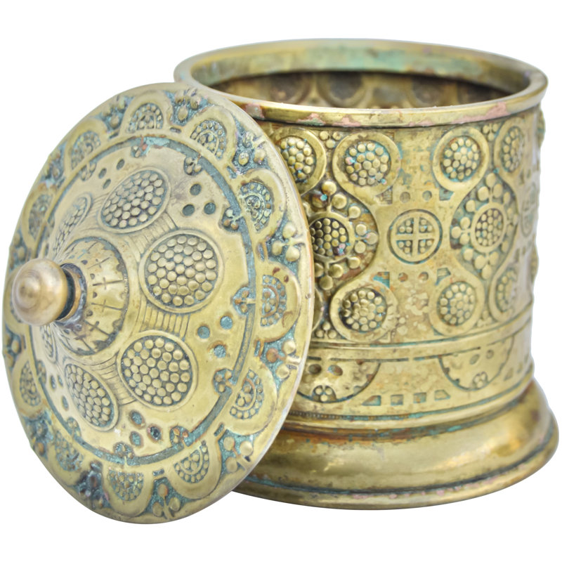 Handmade Brass Jar
