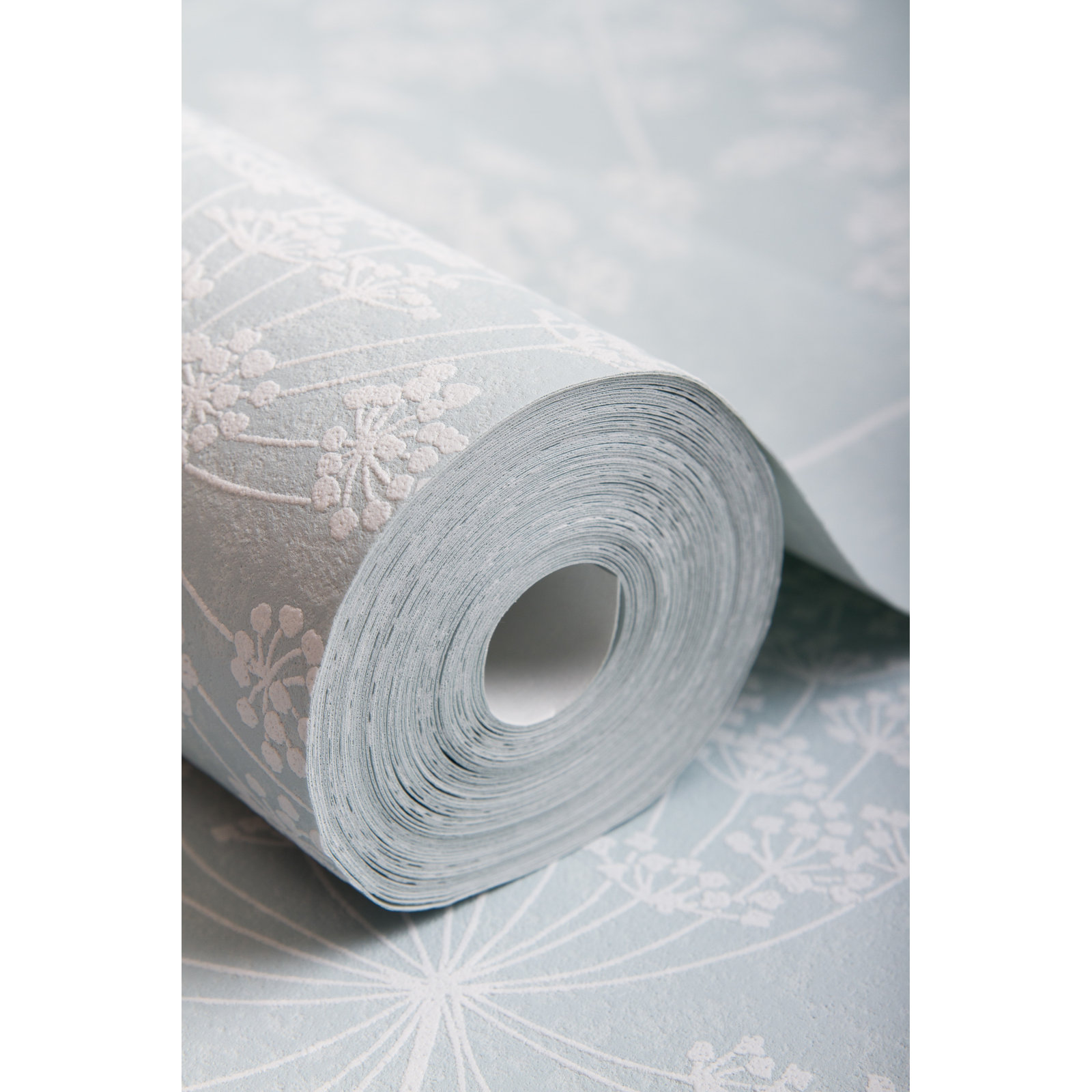 Edmore Modern Floral Wallpaper, Blue