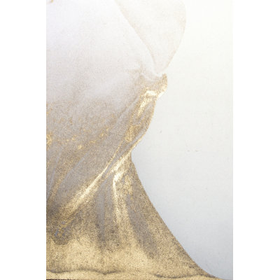 Gold Fusion VI - Wrapped Canvas Print