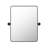 Kellner 24x32'' Rectangular Aluminum Framed in Matte Black Modern Bathroom Pivot Wall Mirror