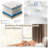 12 Inch King Hybrid Mattress with Individually Encased Springs & Gel Memory Foam - Medium-Firm, Fiberglass-Free, CertiPUR-US Certified, Mattress in a Box-395852469-394314186