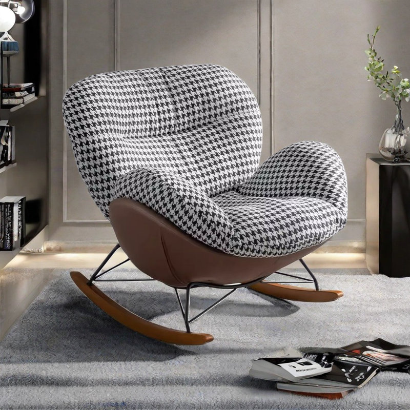 Chaise berçante de luxe légère