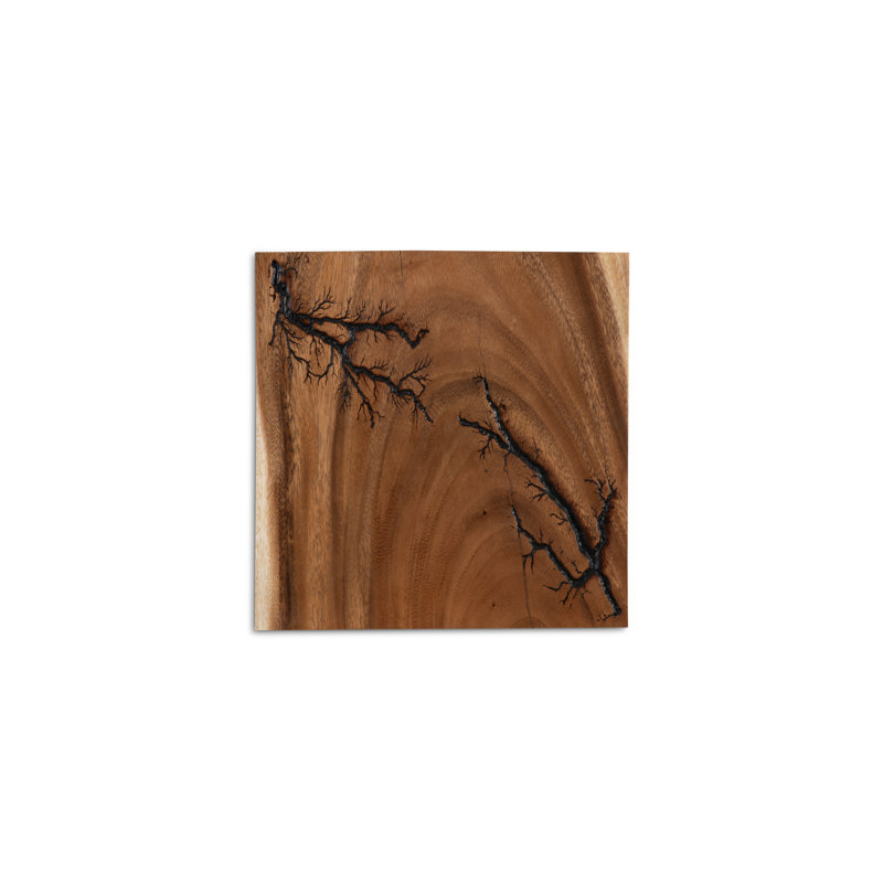 Lightning Wall Tile, Chamcha Wood