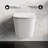 Calice Wall-Hung Toilet Bundle 0.8/1.6 GPF Dual Flush With Flush Plate-108927929