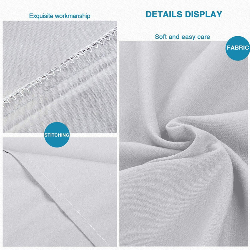 - Set of 2, Light Gray