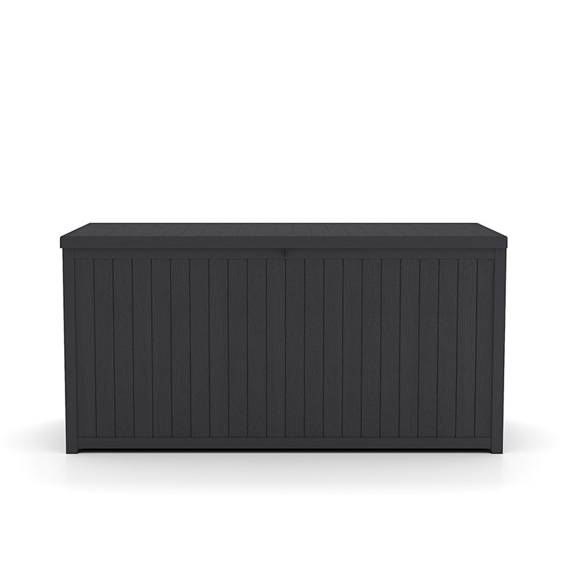 WFX Utility 125cm W 290L Water Resistant Plastic Deck Box, Black