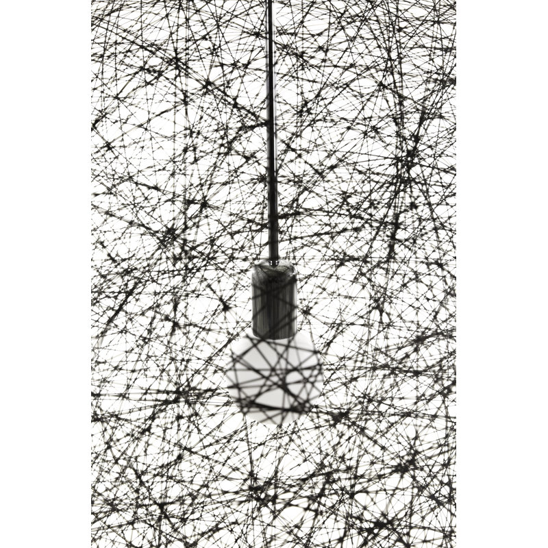 Random II 1 - Light Pendant, Medium, 4 meters, Black
