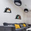 2 Piece Metal Wall Candelabra Set