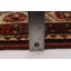 Tapis de couloir unique en laine 3 pi 7 po x 10 pi 1 po années 1990 Heahter