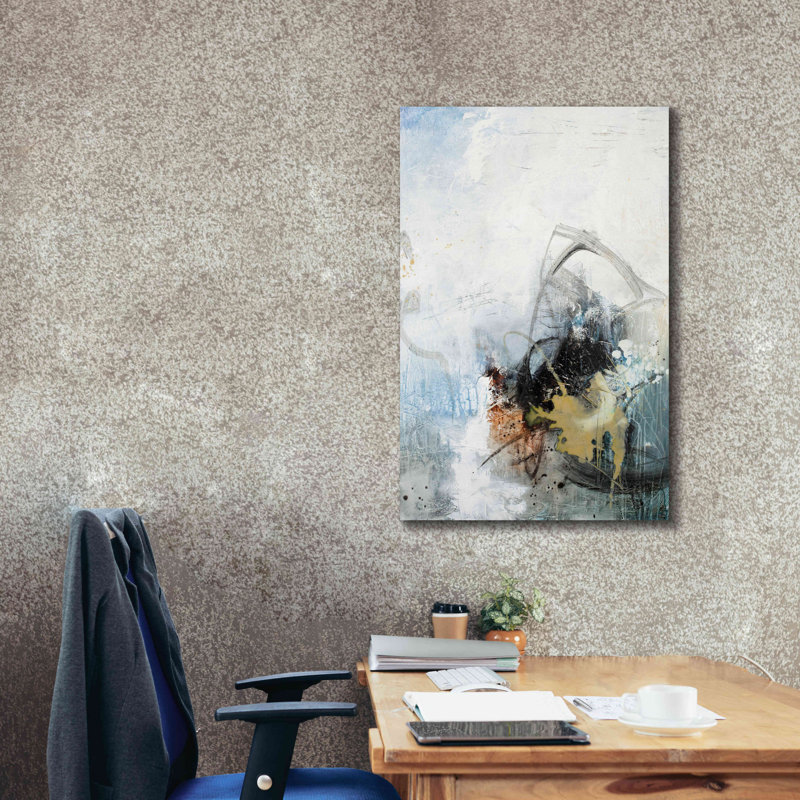 "L'implosion" par Design Fabrikken sur toile, H 40 po x l 26 po x P 1,5 po