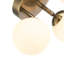 Alie Modern Triple Opal Glass Globe IP44 Rated Bathroom Ceiling Light-1997654424