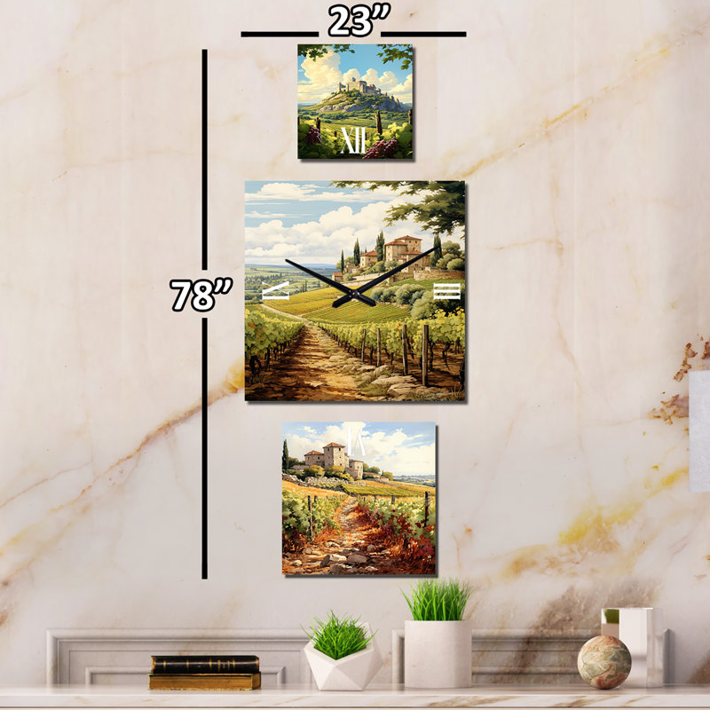 Metal Wall Clock