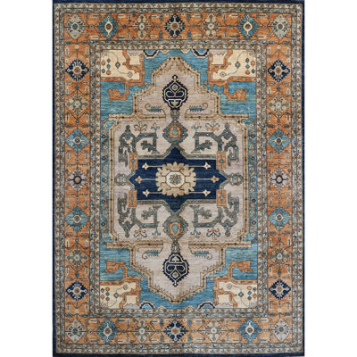 Tapis multicolore de haute qualité noué à la main