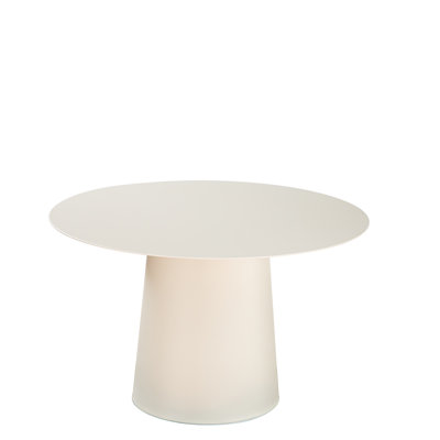 Table basse ronde simple en métal Dellia
