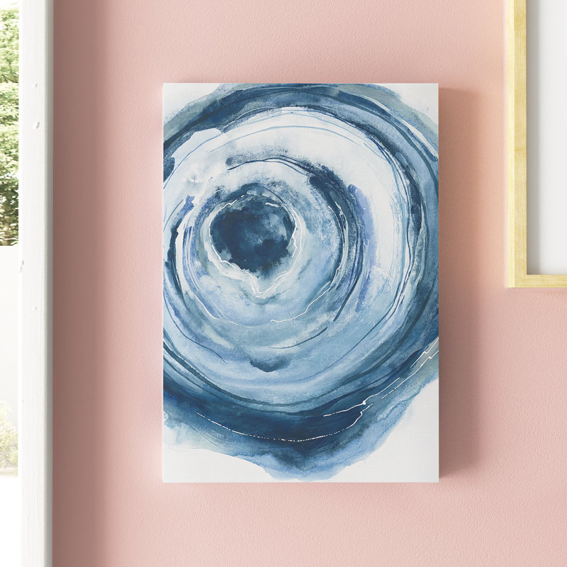 «Watercolor Geode III», impression, H 12 po x l 8 po x P 0,75 po, Toile