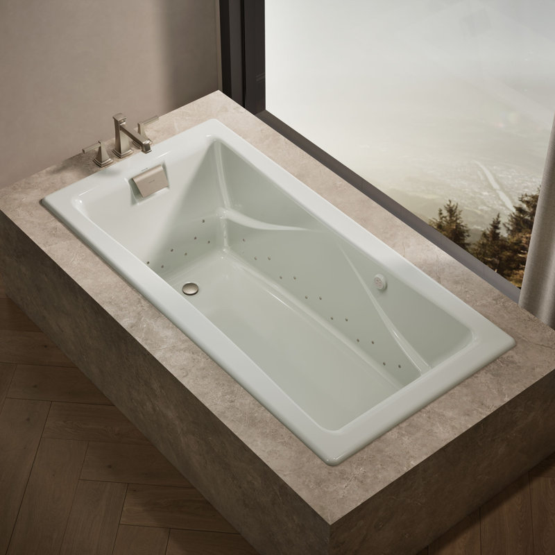 Tea-for-Two® 72-In Heated Bubblemassage Air Bath, Dune