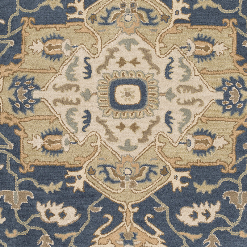 BuckHill Hand Tufted Wool Oriental Indoor Rug, Runner 3' x 12'