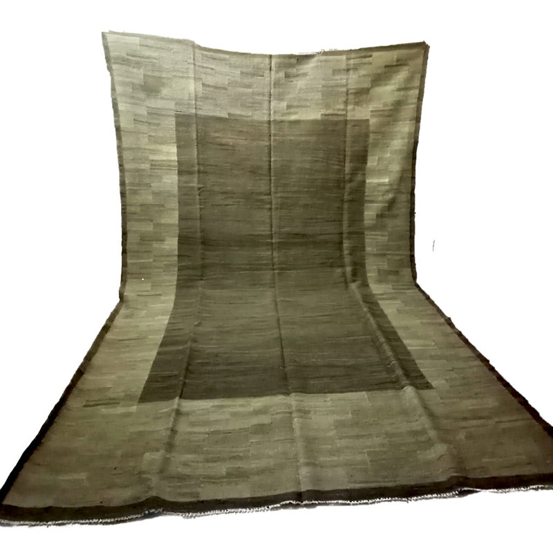 Helzer Hand Woven Grey Indoor Rug