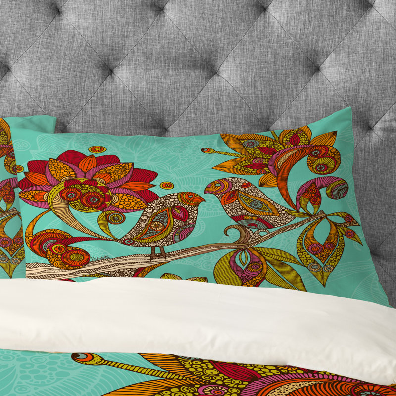 Hello Birds Pillowcase, King