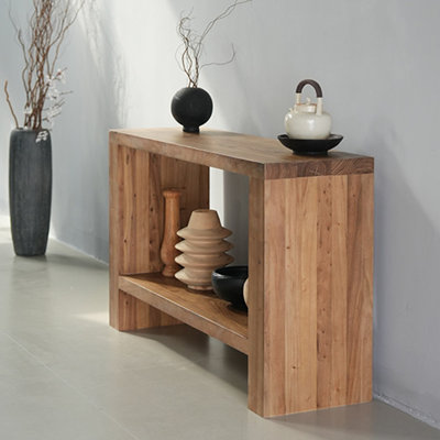 Console simple de style Wabi-sabi