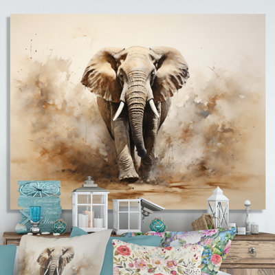 " Minimalism Elephant Grace I "