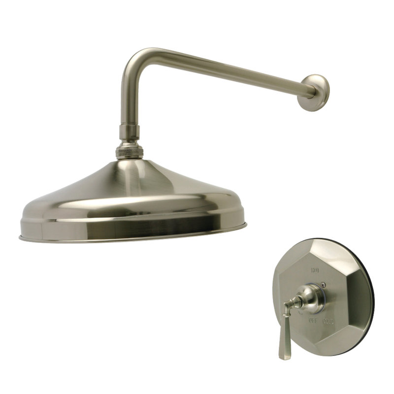 Kingston Brass Metropolitan Single-Handle Shower Faucet, Trim Only, Brushed Nickel